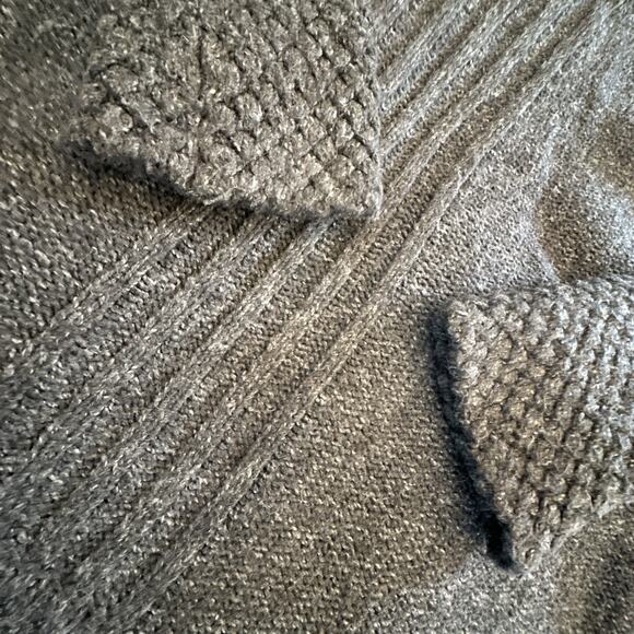 Prana Elsin Cardigan Sweater Womens XS Gray Heavy Duster Cottagecore Boho - Picture 16 of 16